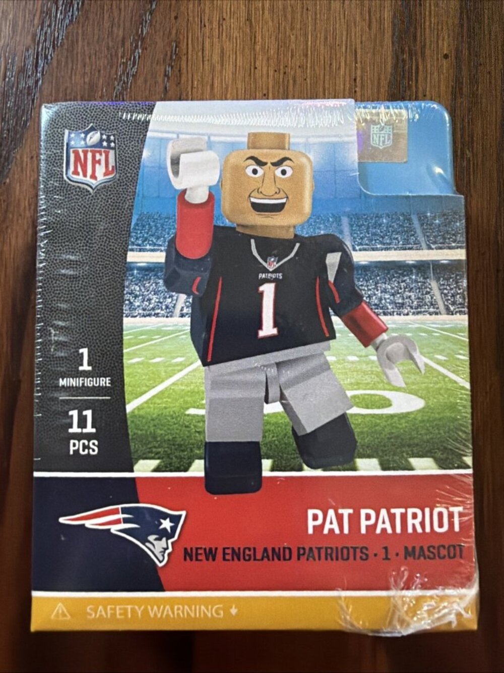 Oyo‎ NFL Team Mini Figure New England Patriots PAT PATRIOT RARE!